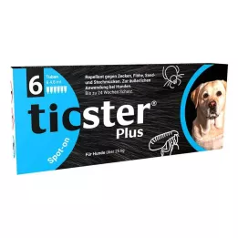 TICSTER Plus Spot-on Solution for Dog over 25kg, 6X4.8ml