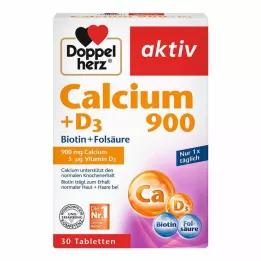 DOPPELHERZ Calcium 900+D3 tablets, 30 pcs