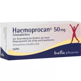 HAEMOPROCAN 50 mg film-coated tablets, 50 pcs