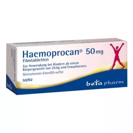 HAEMOPROCAN 50 mg film-coated tablets, 50 pcs