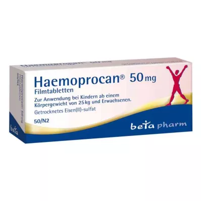 HAEMOPROCAN 50 mg film-coated tablets, 50 pcs HAEMOPROCAN 50 mg film-coated tablets, 50 pcs