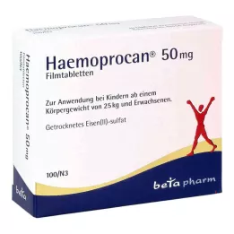 HAEMOPROCAN 50 mg film-coated tablets, 100 pcs
