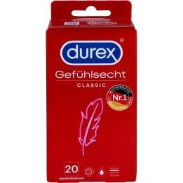 DUREX Sensitive classic condoms, 20 pcs