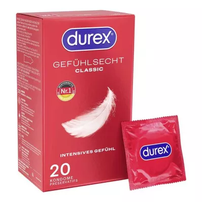 durex® Feel-Real Classic Condoms, 20 pcs durex® Feel-Real Classic Condoms, 20 pcs