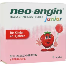 NEO-ANGIN junior sore throat lollipop, 8 pcs