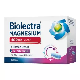 BIOLECTRA Magnesium 400 mg ultra 3-phase depot, 30 pcs