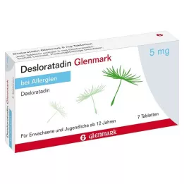 DESLORATADIN Glenmark 5 mg tablets, 7 pc