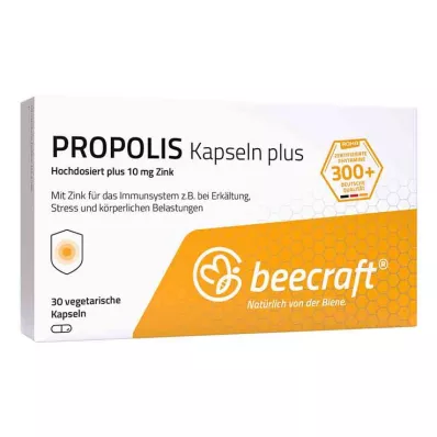 BEECRAFT Propolis Capsules Plus, 30 Capsules BEECRAFT Propolis Capsules Plus, 30 Capsules