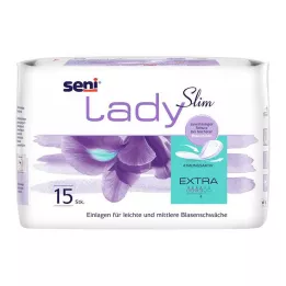 SENI Lady Slim incontinence pad extra, 15 pcs
