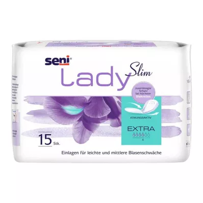 SENI Lady Slim incontinence pad extra, 15 pcs