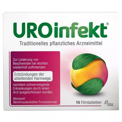 UROINFEKT 864 mg film-coated tablets, 14 pcs UROINFEKT 864 mg film-coated tablets, 14 pcs