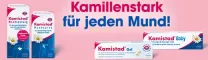Instructions for use for Kamistad® mouthwash for gum inflammation and canker sores, 150 ml - 6
