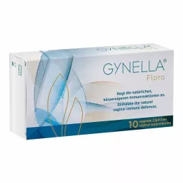 GYNELLA Flora Vaginal Suppositories, 10 pcs