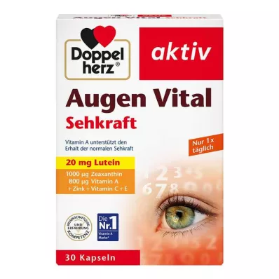 DOPPELHERZ Augen Vital Sehkraft aktiv Capsules, 30 Capsules