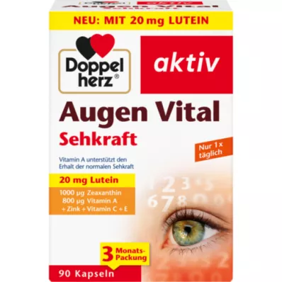 DOPPELHERZ Augen Vital Sehkraft aktiv Capsules, 90 Capsules