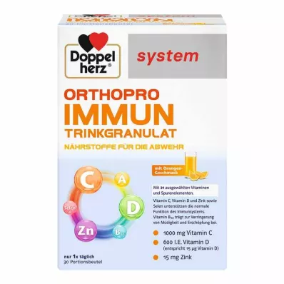 DOPPELHERZ Orthopro Immun Trinkgranulat system, 30 pcs