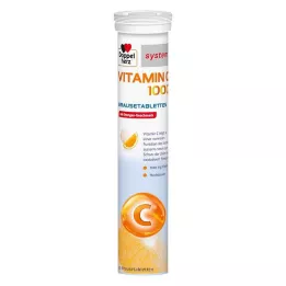 DOPPELHERZ Vitamin C 1000 system Effervescent Tablets, 40 pcs