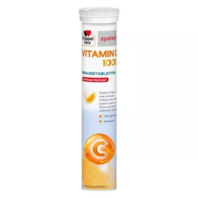 DOPPELHERZ Vitamin C 1000 system Effervescent Tablets, 40 pcs DOPPELHERZ Vitamin C 1000 system Effervescent Tablets, 40 pcs