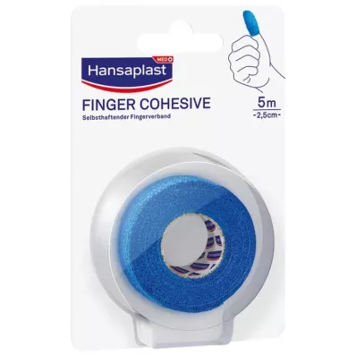 Hansaplast finger bandage self-adhesive 2.5 cmx5 m blue, 1 piece Hansaplast finger bandage self-adhesive 2.5 cmx5 m blue, 1 piece