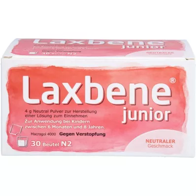 LAXBENE junior 4 g Neutral PLE Kdr.6 Mon.-8 years, 30X4 g