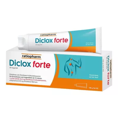 DICLOX forte 20 mg/g gel, 100 g DICLOX forte 20 mg/g gel, 100 g