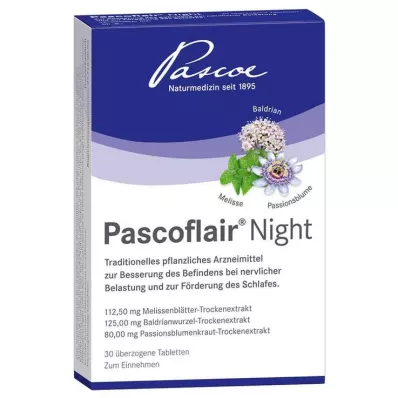 PASCOFLAIR Night coated tablets, 30 pcs PASCOFLAIR Night coated tablets, 30 pcs
