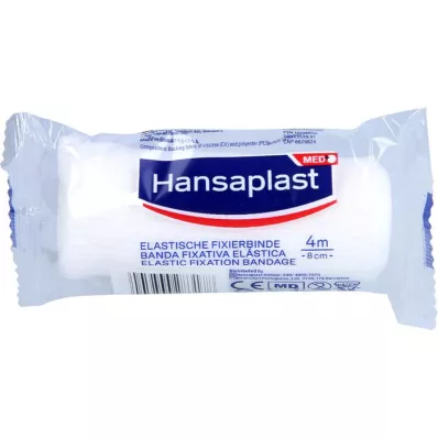 HANSAPLAST elastic fixation band, creped 8 cm x 4 m, 1 pc