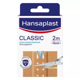 HANSAPLAST Classic plaster 6 cmx2 m, 1 pc