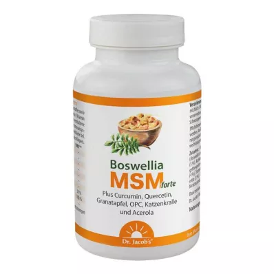 Boswellia MSM forte Dr.Jacob`s tablets, 90 pcs Boswellia MSM forte Dr.Jacob`s tablets, 90 pcs