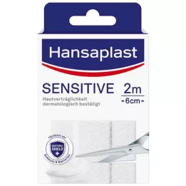 HANSAPLAST Sensitive plaster hypoallergenic 6 cmx2 m, 1 pc