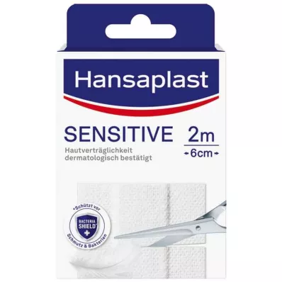 HANSAPLAST Sensitive plaster hypoallergenic 6 cmx2 m, 1 pc HANSAPLAST Sensitive plaster hypoallergenic 6 cmx2 m, 1 pc
