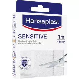 HANSAPLAST Sensitive plaster hypoallergenic 8 cmx1 m, 1 pc
