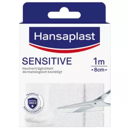 HANSAPLAST Sensitive plaster hypoallergenic 8 cmx1 m, 1 pc