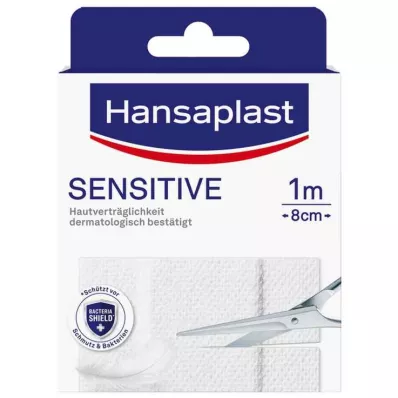 HANSAPLAST Sensitive plaster hypoallergenic 8 cmx1 m, 1 pc
