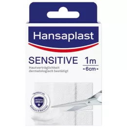 HANSAPLAST Sensitive plaster hypoallergenic 6 cmx1 m, 1 pc
