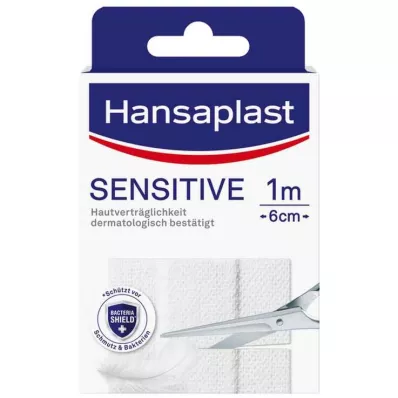 HANSAPLAST Sensitive plaster hypoallergenic 6 cmx1 m, 1 pc HANSAPLAST Sensitive plaster hypoallergenic 6 cmx1 m, 1 pc