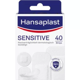 HANSAPLAST Sensitive Plaster Hypoallergenic Strips, 40 pcs