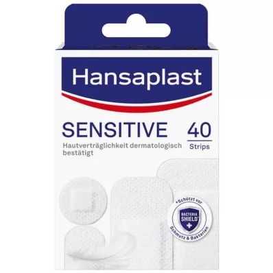 HANSAPLAST Sensitive Plaster Hypoallergenic Strips, 40 pcs