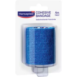 HANSAPLAST Fixation bandage self-adhesive.6 cmx4 m blue, 1 pc