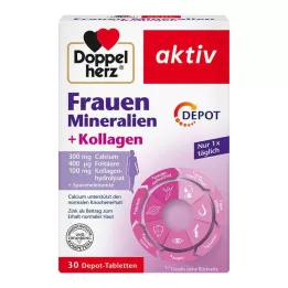DOPPELHERZ Womens Minerals+Collagen Depot Tbl, 30 pcs