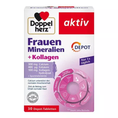Doppelherz Women Minerals + Collagen Depot Tablets, 30 pcs Doppelherz Women Minerals + Collagen Depot Tablets, 30 pcs