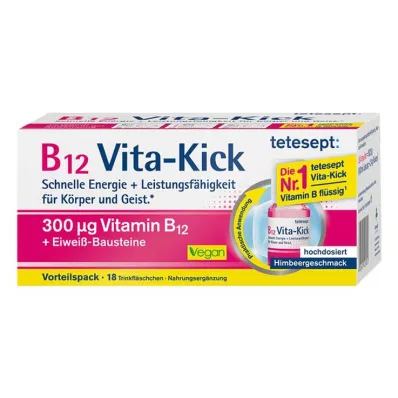 TETESEPT B12 Vita-Kick 300 µg Trinkamp.Vorteilspa., 18 pcs