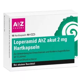 LOPERAMID AbZ akut 2 mg hard capsules, 10 pcs
