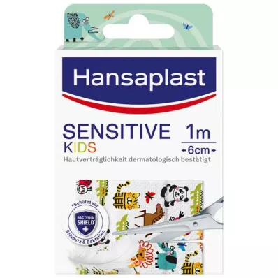 HANSAPLAST Sensitive childrens plaster 6 cmx1 m, 1 pc HANSAPLAST Sensitive childrens plaster 6 cmx1 m, 1 pc