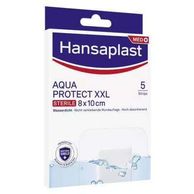 HANSAPLAST Aqua Protect wound dressing sterile 8x10 cm, 5 pcs