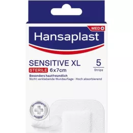 HANSAPLAST Sensitive wound dressing sterile 6x7 cm, 5 pcs