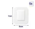 Instructions for use for Hansaplast SENSITIVE XL wound dressing sterile 6x7 cm, 5 pcs - 2
