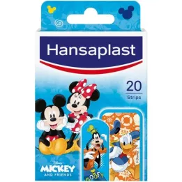 HANSAPLAST Childrens plaster strips Mickey &amp; Friends, 20 pcs