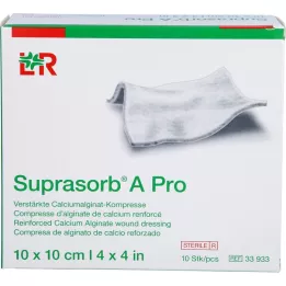 SUPRASORB A Pro Calcium Alginate Compr.10x10 cm, 10 pcs
