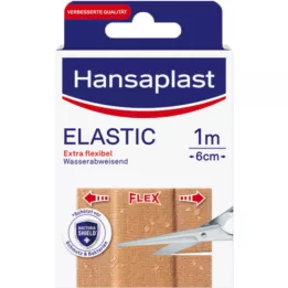 HANSAPLAST Elastic plaster 6 cmx1 m, 1 pc
